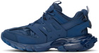 Balenciaga Blue Track Clear Sole Sneakers