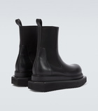 Rick Owens Moody Island Dunk leather boots