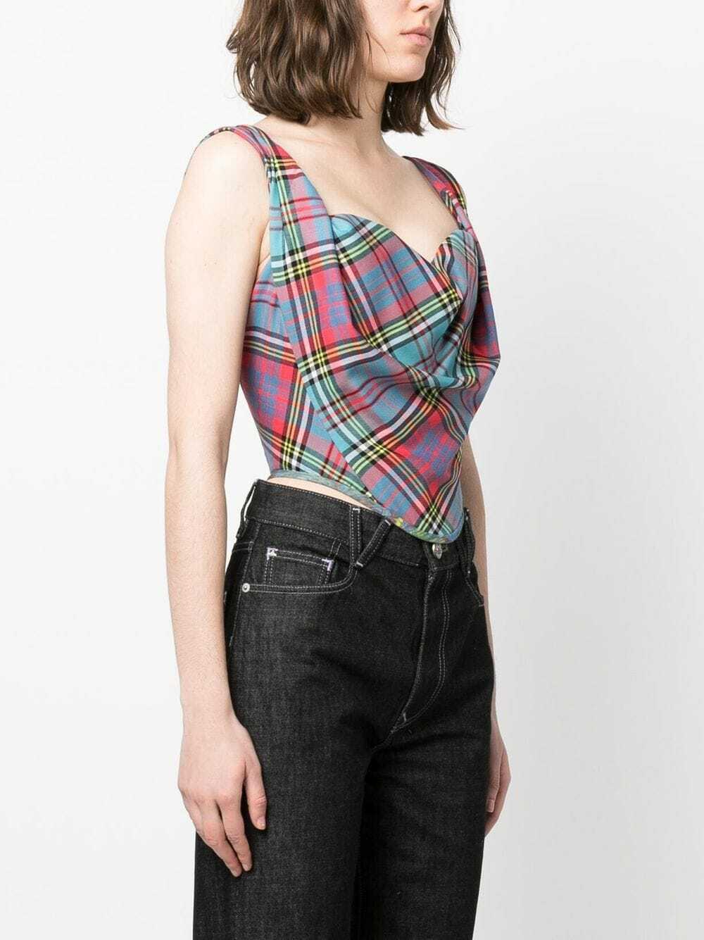 Tartan corset clearance