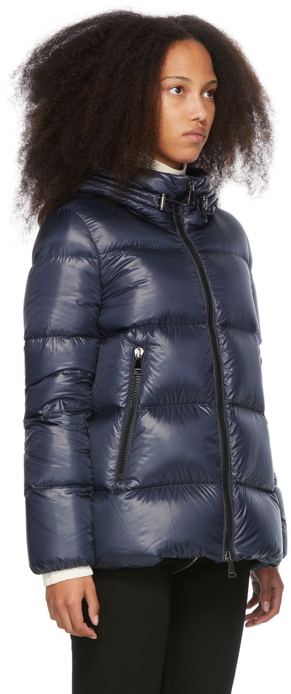 ダウンジャケット・コート MONCLER DOWN JACKETS NAVY Navy Blue New Moncler Maya Hooded Down Jacket - Down Jackets