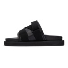 Ambush Black Padded Sandals