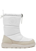Canada Goose Cypress Quilted Nylon Ankle Boots White