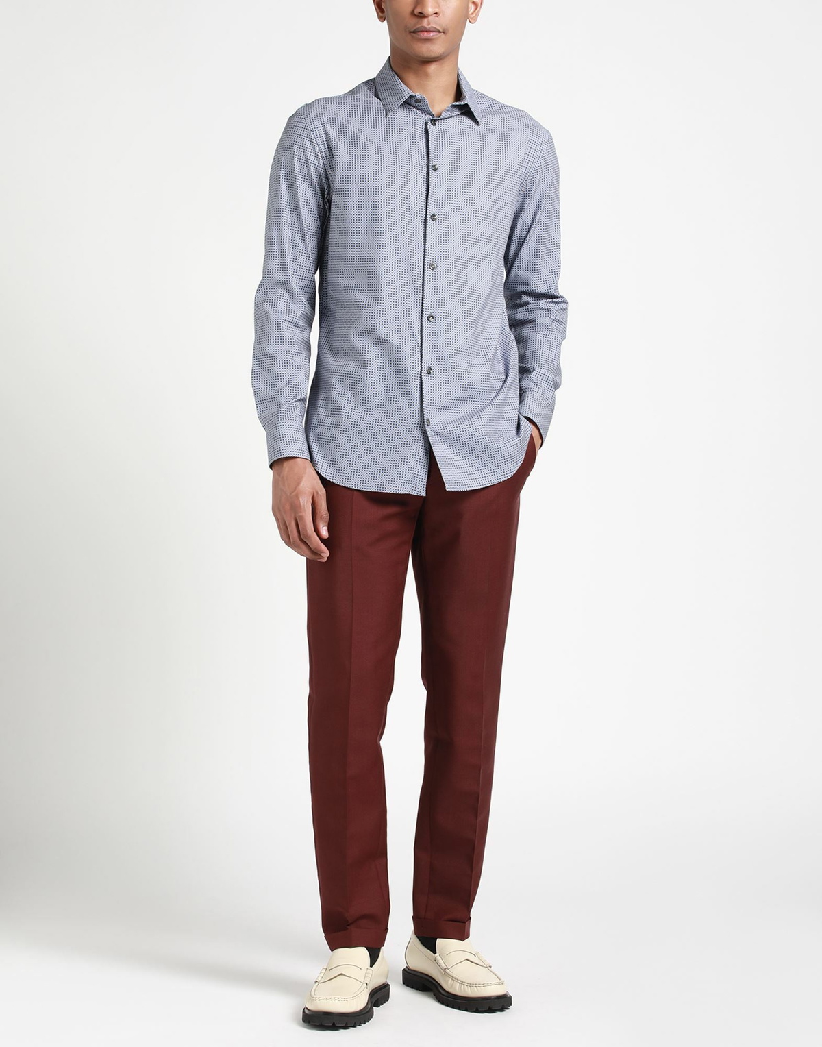 Giorgio Armani Mens Shirt in Navy