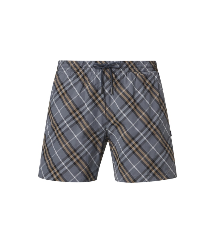 Photo: Burberry Burberry Check swim trunks
