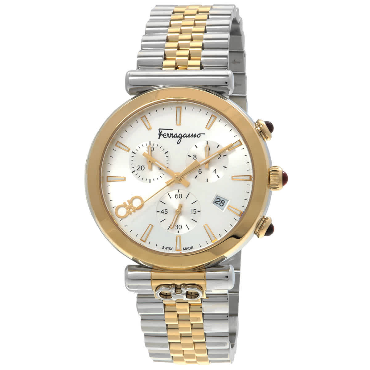 Ferragamo Ora Quartz White Dial Watch SFYB02324