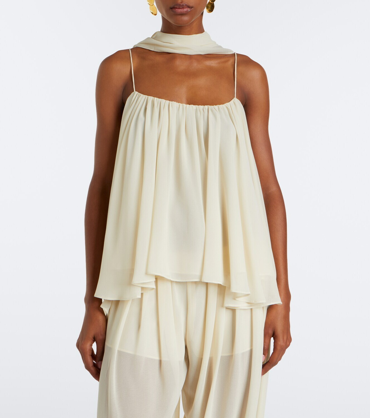 De La Vali Agapito georgette top