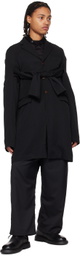 Black Comme des Garçons Black Tailored Coat