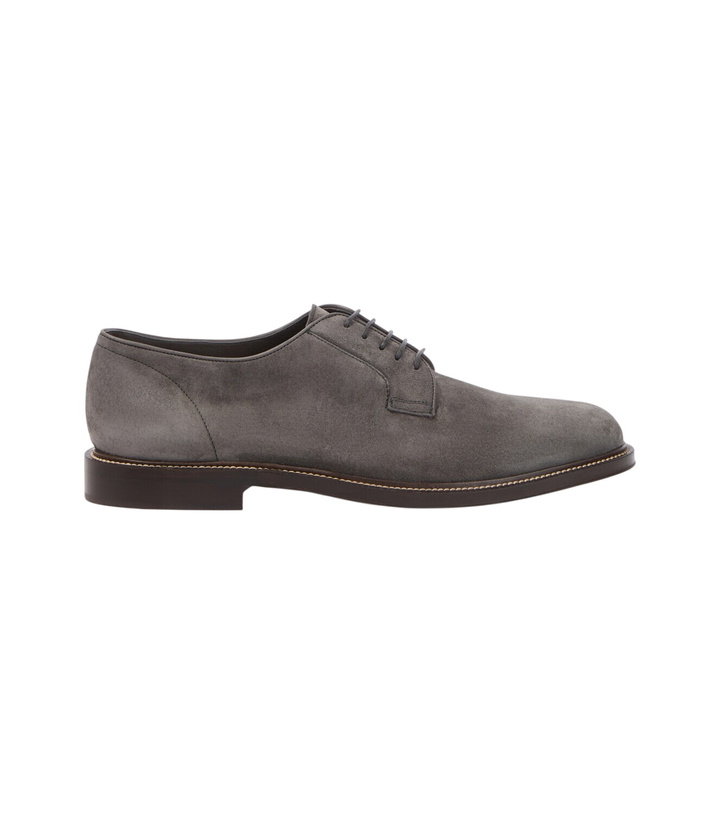 Photo: Brunello Cucinelli Suede Derby shoes