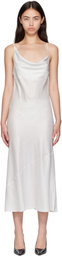 Silk Laundry Silver Carrie Midi Dress