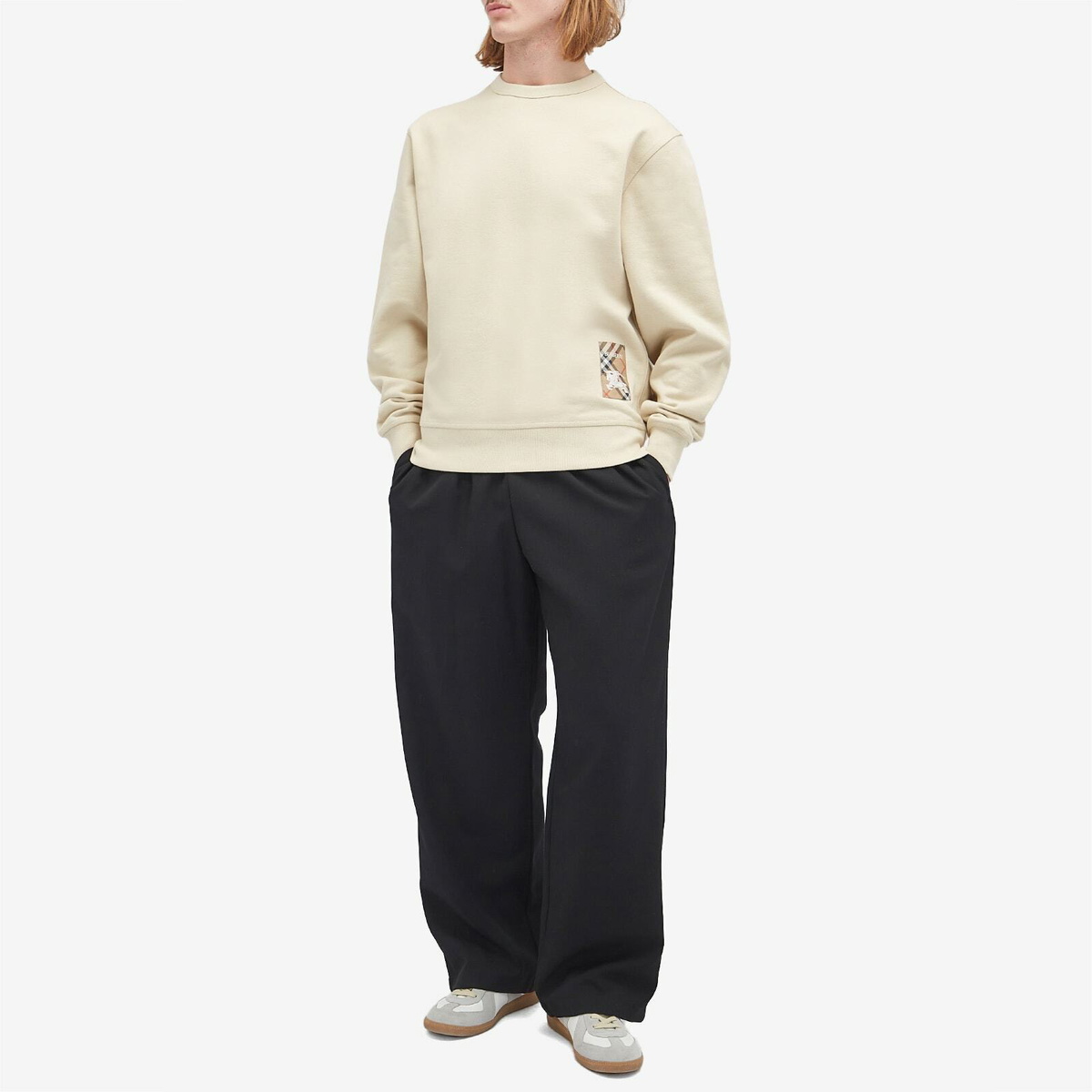 スウェット・トレーナー Burberry Sweatshirts Beige Beige Cavalier Sweatshirt - Burberry - Men | WE IN STYLE
