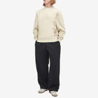 Burberry Men's Check Label Sweatshirt in Nutmeg