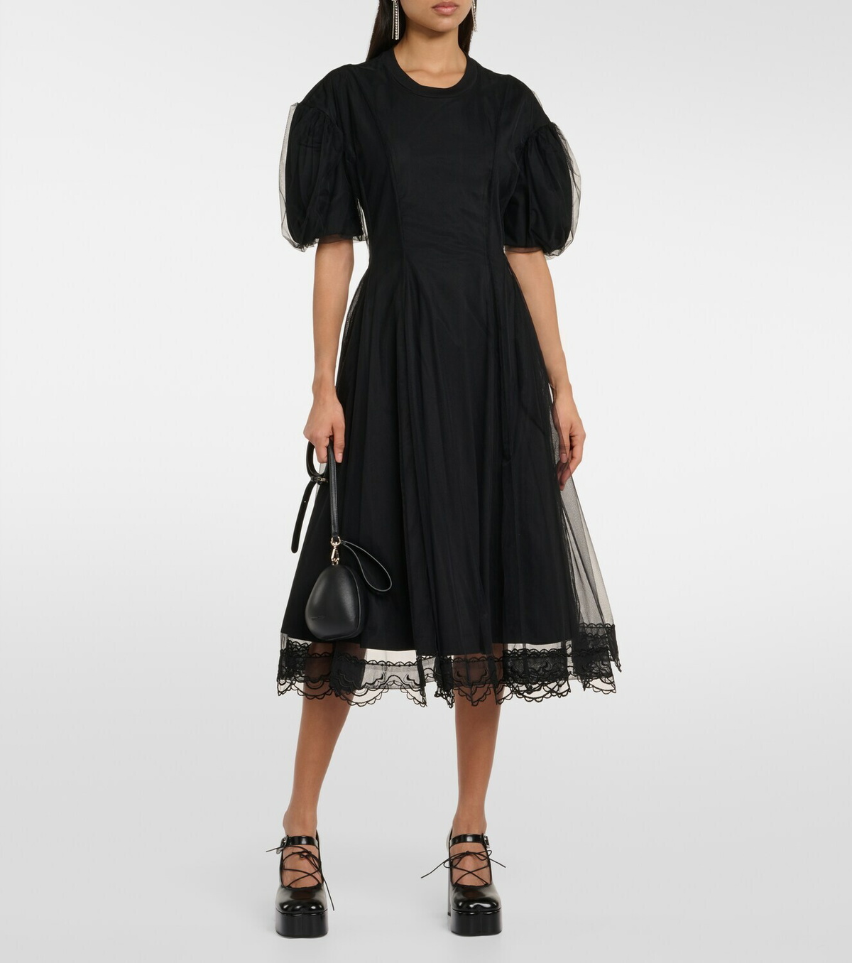 送料込/関税込■Simone Rocha■コットンミディドレス Simone Rocha Cotton midi dress Simone Rocha