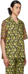 Paul Smith Black Rizo Floral Short Sleeve Shirt