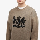 Fucking Awesome Men's Crest Jumper in Brown