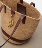 Chloé Medium leather-trimmed basket bag
