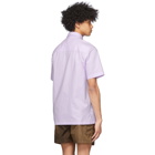Nanushka Purple Adam Short Sleeve Shirt