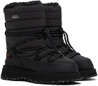 Suicoke Black BOWER-evab-HI-LACE Boots