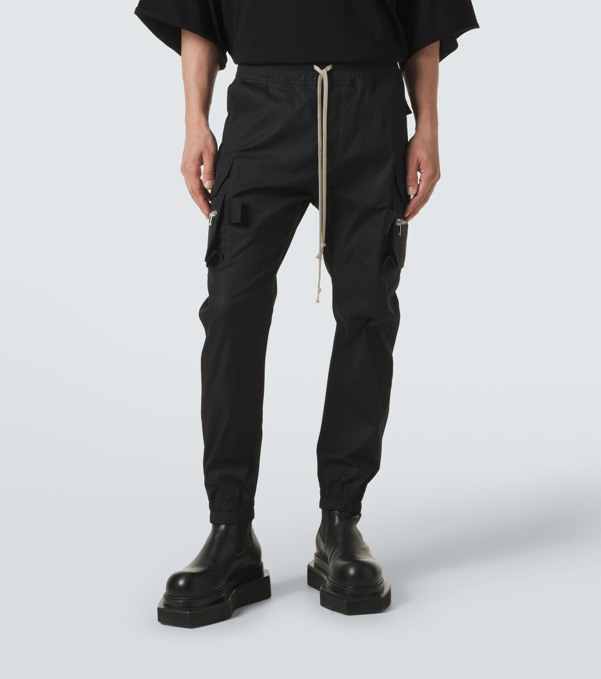 Rick Owens Mastodon cotton-blend poplin cargo pants