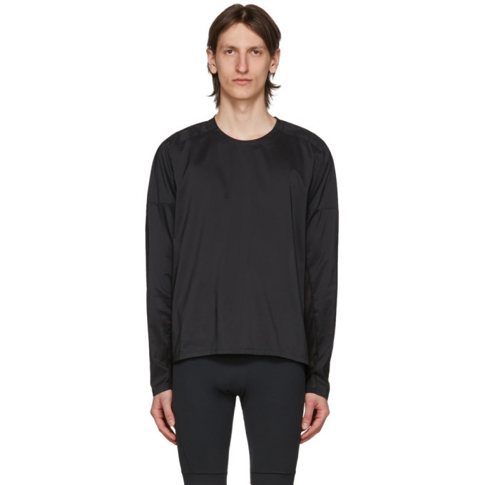 Photo: Nike Black Ultralight Running Long Sleeve T-Shirt