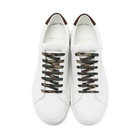 Saint Laurent White Camo Andy Sneakers