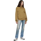 Barbour Tan Royston Cotton Harrington Bomber Jacket