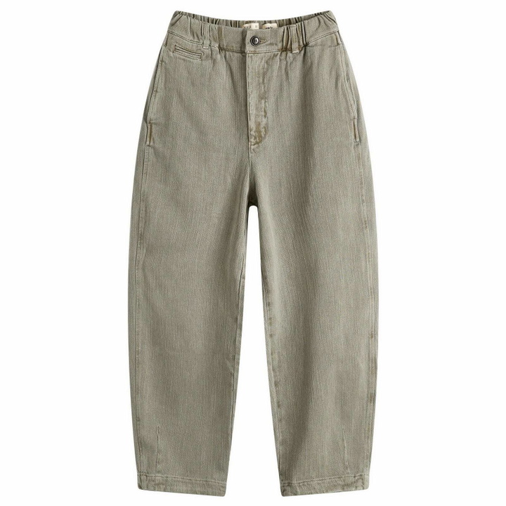 Photo: Girls of Dust Women's Pasha Denim Pants in Dark Olive