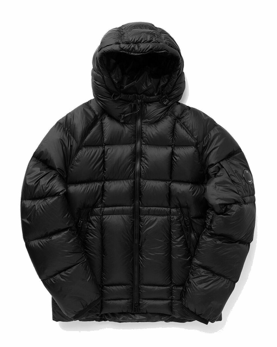 Photo: C.P. Company D.D.Shell Hooded Down Jacket Black - Mens - Down & Puffer Jackets