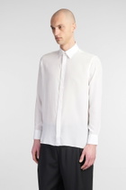 Laneus Shirt In White Silk