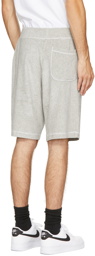 Helmut Lang Grey Towel Shorts