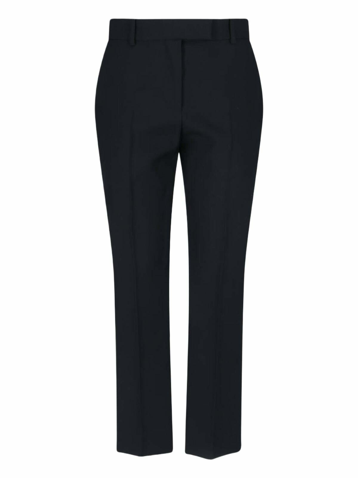 Alexander McQueen High-rise crêpe flared pants Alexander McQueen
