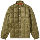 Polar Skate Co. Men's Lightweight Puffer Jacket in Army Green