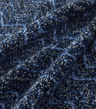 Missoni Azul Zigzag cotton terry beach towel