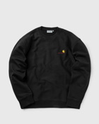 Carhartt Wip American Script Sweatshirt Black - Mens - Sweatshirts