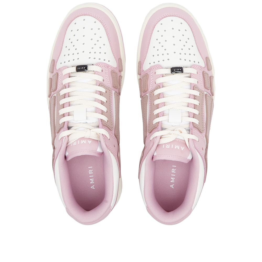 AMIRI Women's Skeleton Low Top Sneakers in Baby Pink Amiri