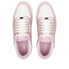 AMIRI Women's Skeleton Low Top Sneakers in Baby Pink