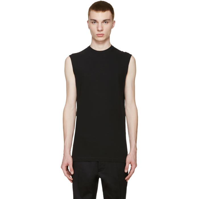 Photo: Dsquared2 Black Long Twisted T-Shirt