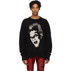 Amiri Black Lost Boys Graphic Crewneck Sweater
