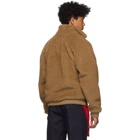 Jil Sanderand Reversible Brown Camel and Wool Fleece Jacket