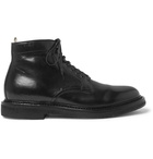 Officine Creative - Stanford Burnished-Leather Boots - Black