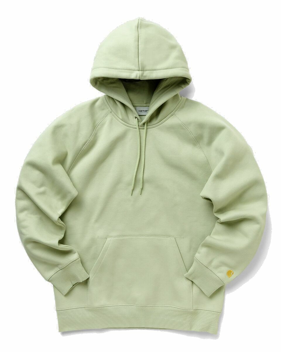 Carhartt Wip Hooded Chase Sweat Green Mens Hoodies Carhartt WIP