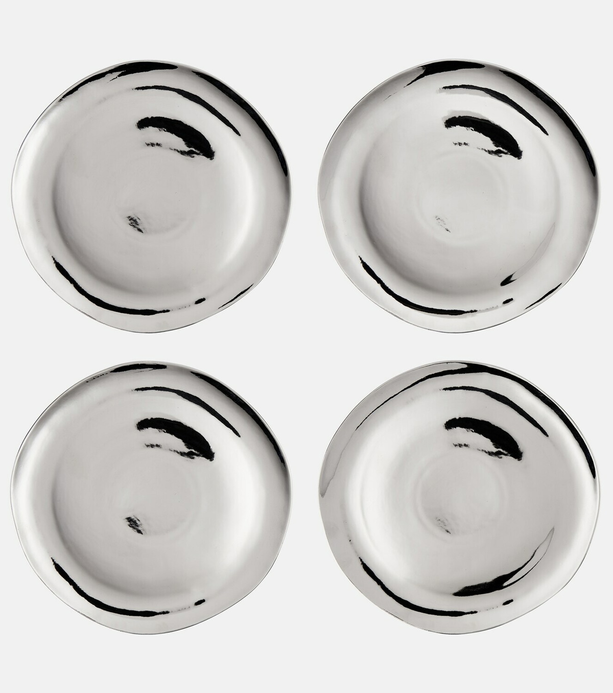 Bitossi Set of 4 porcelain dinner plates