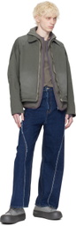 JieDa Indigo Used Jeans