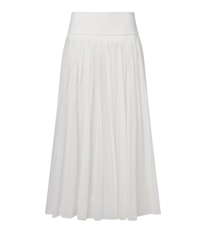 Photo: Róhe Pleated cotton muslin maxi skirt