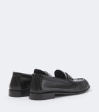 Saint Laurent Le Loafer Supple leather penny loafers