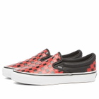 Vans OTW Classic Slip-On 98 Vibram Sneaker in Check Black/Racing Red