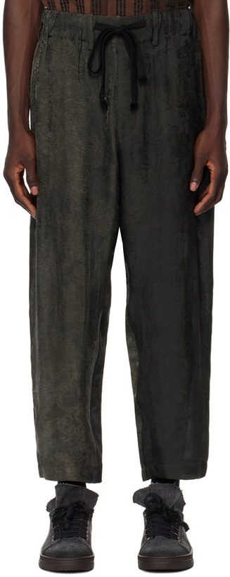 Photo: UMA WANG Green Pigiama Trousers