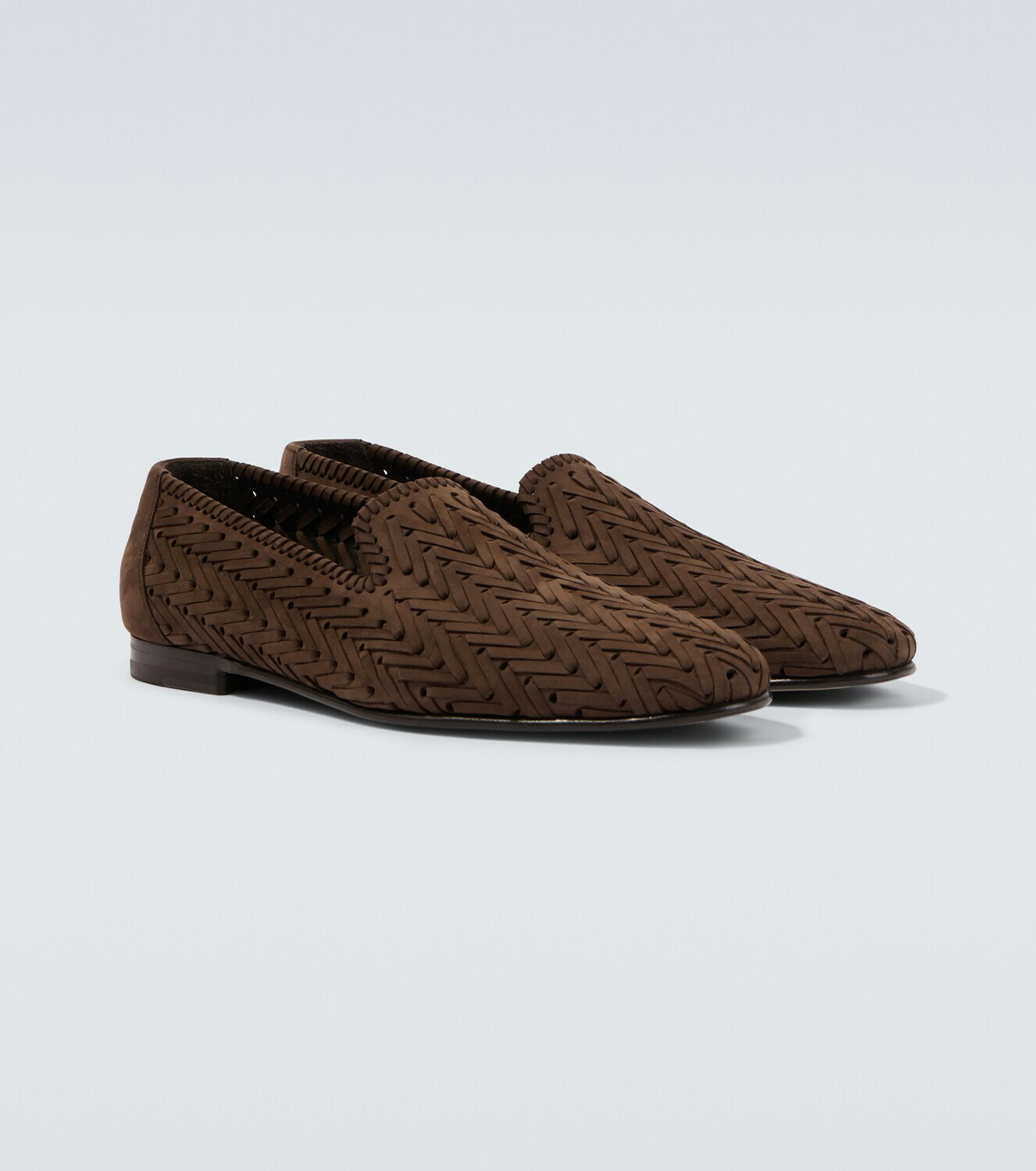 Manolo Blahnik Mario suede loafers