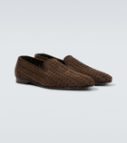 Manolo Blahnik Mario suede loafers