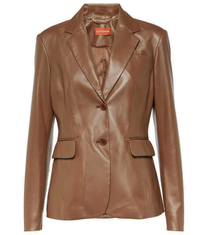 Photo: Altuzarra Fenice leather blazer