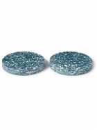 Katie Gillies - Set of Two Jesmonite, Acrylic and Resin Coasters